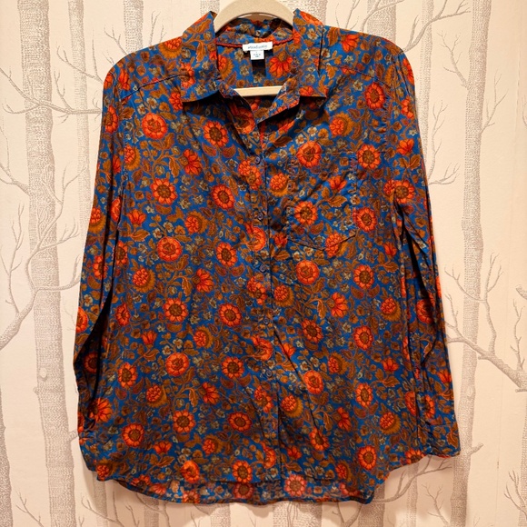 Sundance Poppy Button Down Shirt- Large - Picture 1 of 5